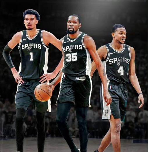 圣安东尼奥马刺欲组建超豪华三巨头阵容,杜兰特或成死神首选