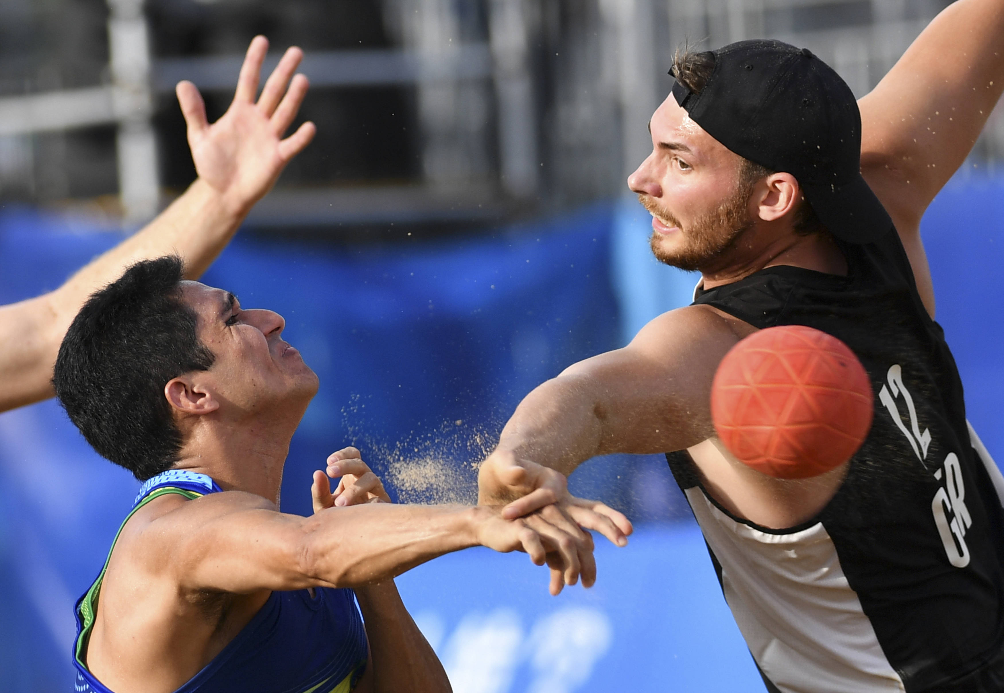 （成都世运会）沙滩手球——男子半决赛：德国队胜巴西队