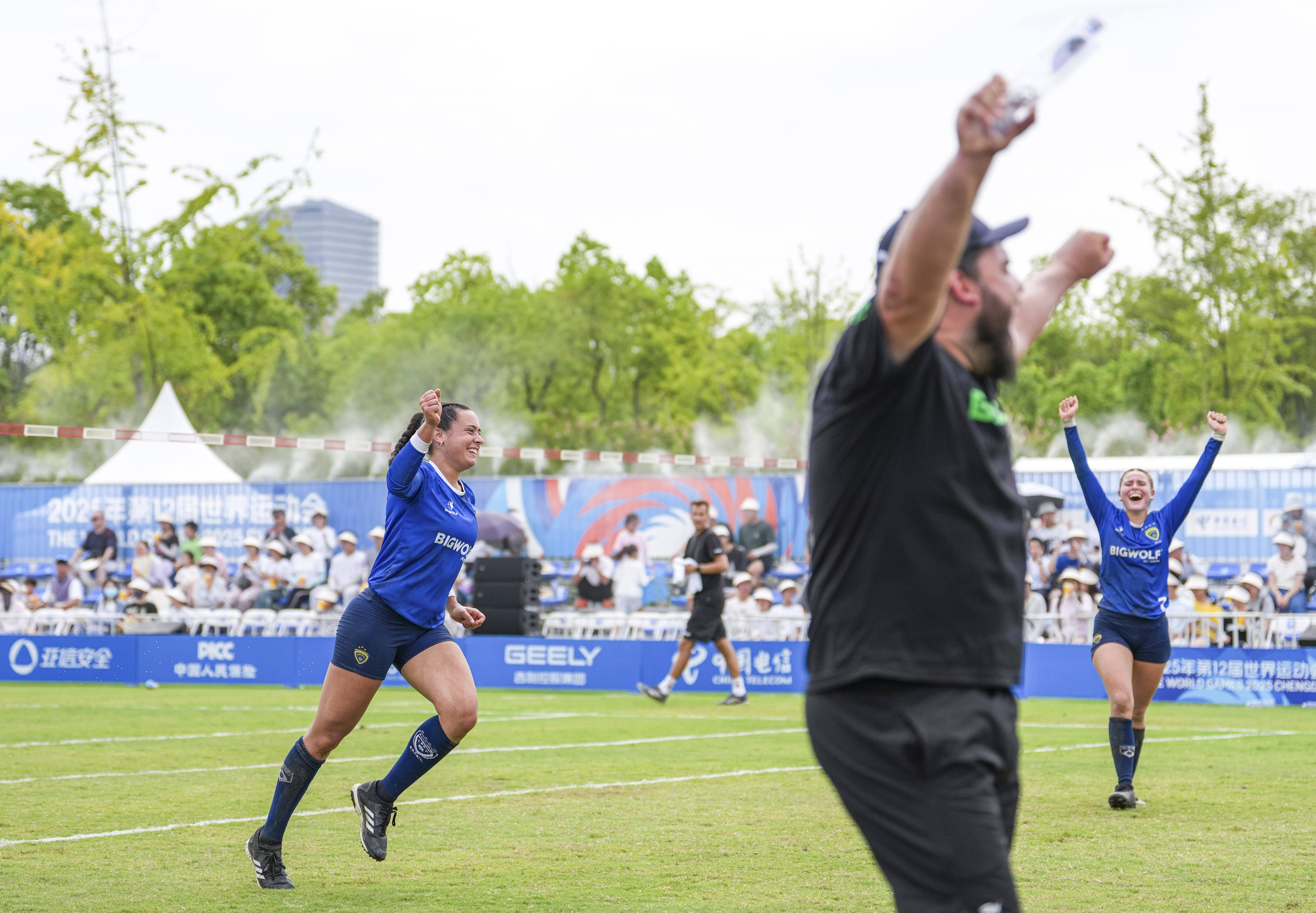 成都世运会 | 浮士德球女子预赛：巴西队胜德国队