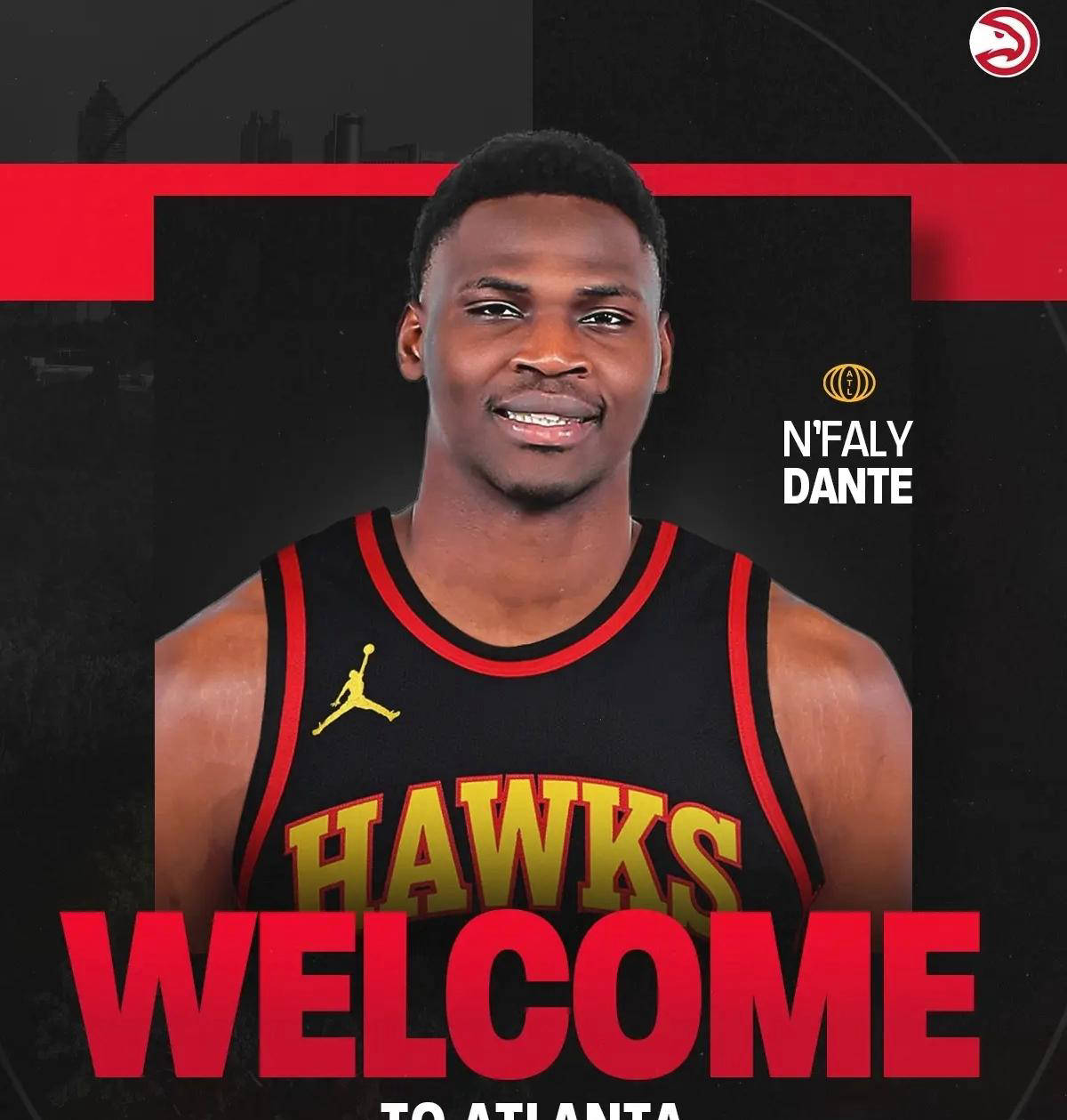 恩法利-当特正式加盟亚特兰大老鹰,创造NBA历史新篇章