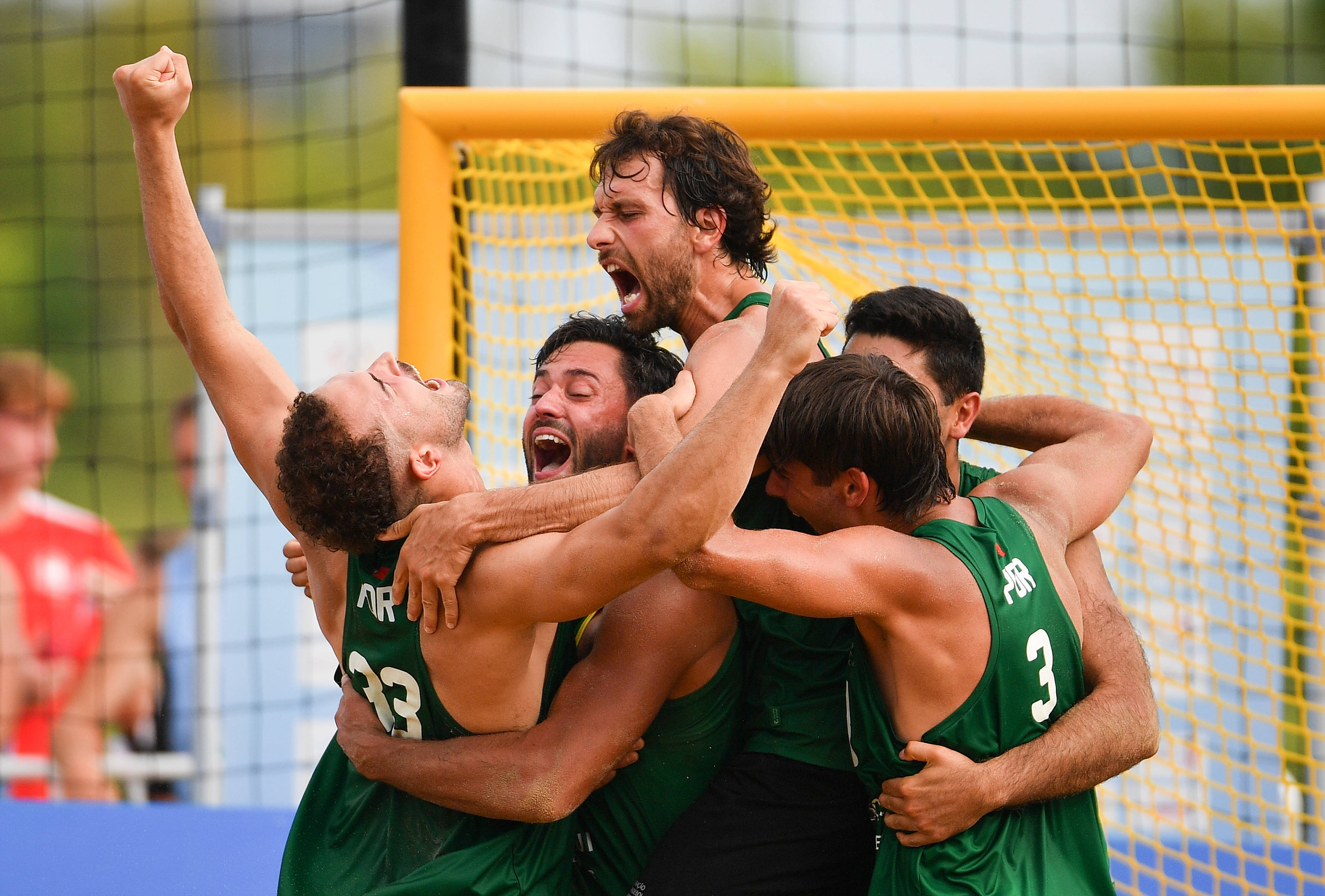 (成都世运会)沙滩手球——男子半决赛:葡萄牙队胜西班牙队